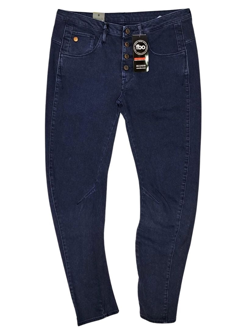 G Star Raw Denim Ladies Low Boyfriend Jean - Navy