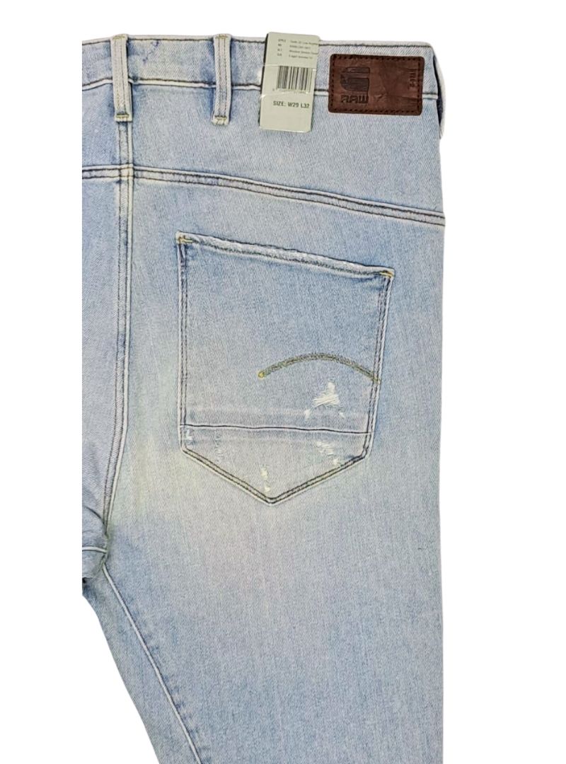 G Star Raw Jean Ladies Low Boyfriend Jean - Blue