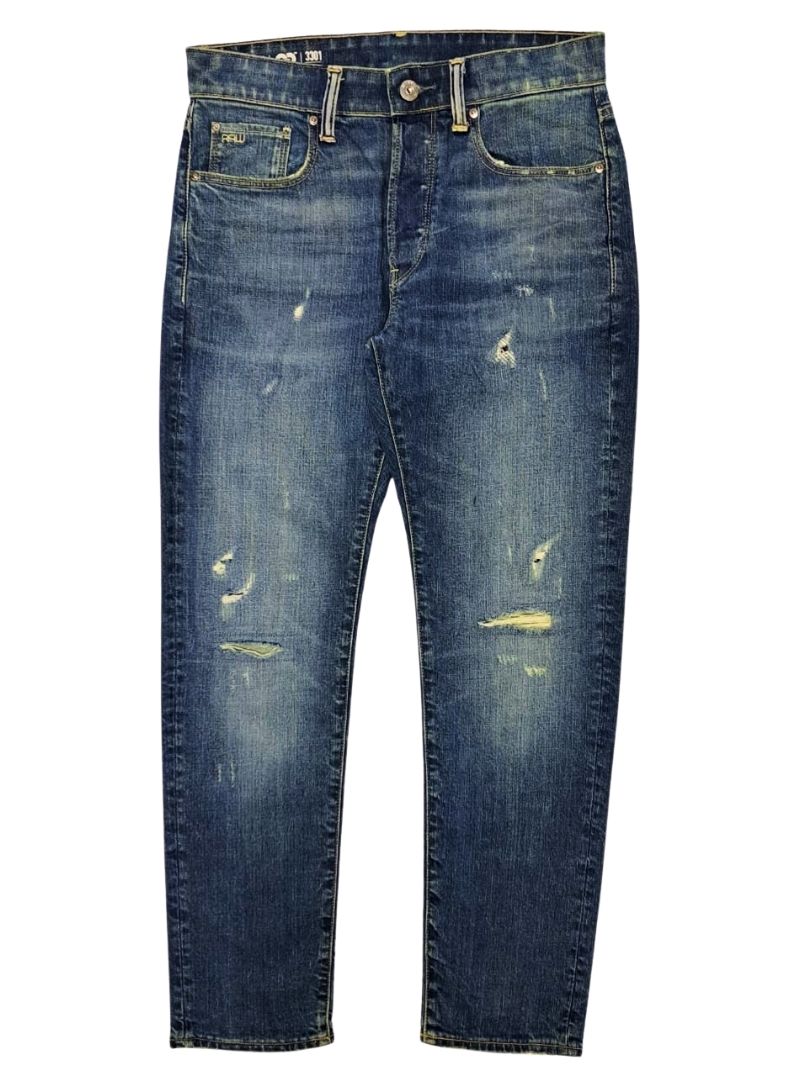 G Star Raw Jean Mens Slim Fit Jean - Blue