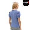 Divided Ladies Check Top - Blue