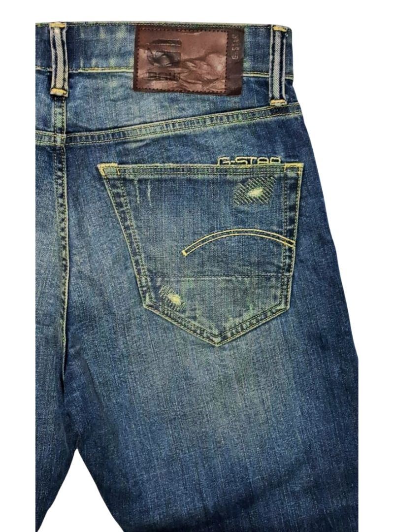 G Star Raw Jean Mens Slim Fit Jean - Blue