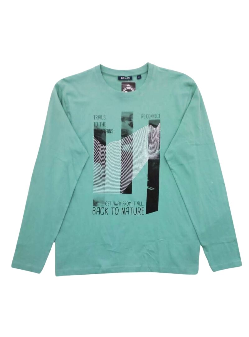 LONG SLEEVE PRINTED T-SHIRT