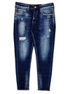 Gabbia Denim Mens Ribbed Detail Jean - Blue