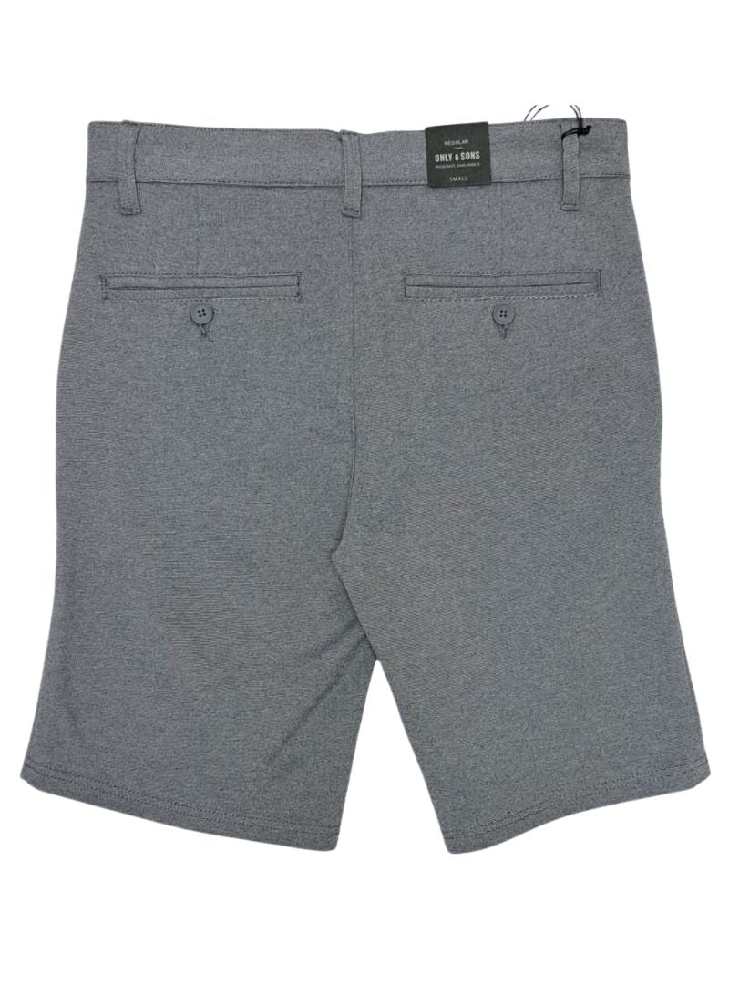 Only & Sons Mens Bermuda Shorts - Grey