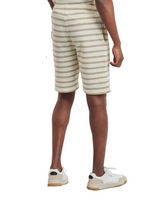 Only & Sons Mens Knitted Shorts - Striped Beige