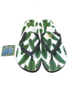 DETAILED PRINT FLIP FLOP SANDALS