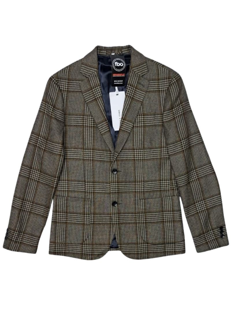 Jack & Jones Mens Detailed Jacket - Brown