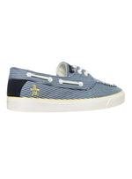 PENGUIN STRIPED CANVAS CASUAL SHOES