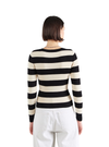 Noisy May Ladies Jaz Knit - Black/Beige