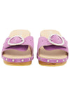 KALTUR STUD TRIM CLOG SANDAL