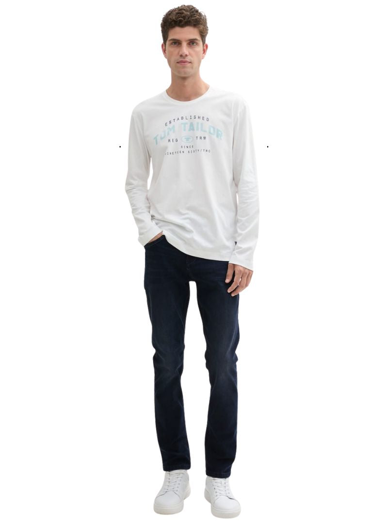 Tom Tailor Mens Josh Regular Slim Jean - Navy