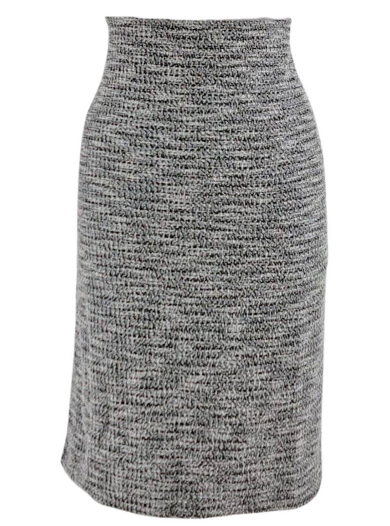 TEXTURED KNIT SKIRT