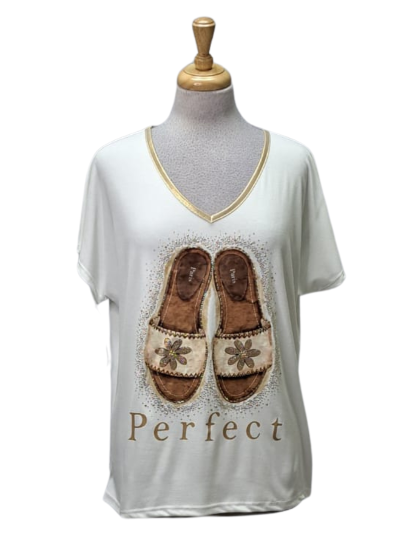 Made In Italy Libby Top - Beige