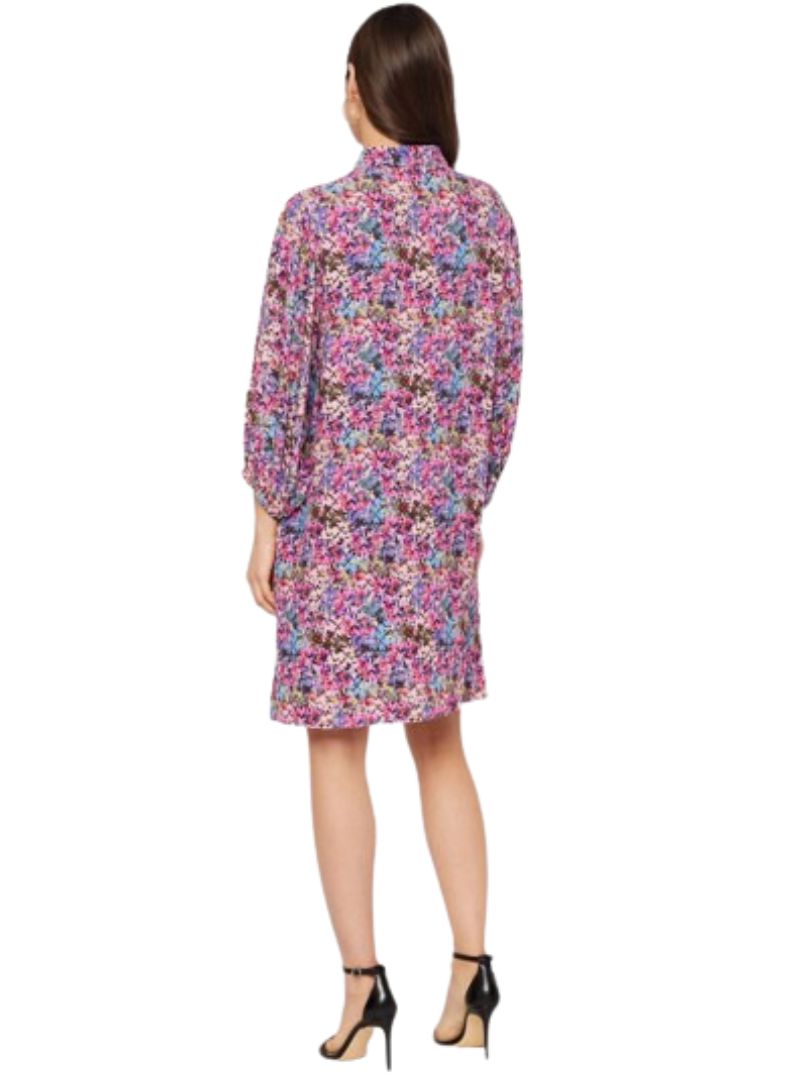 MULTI COLOUR BUTTONED DRESS WITH POCKETS