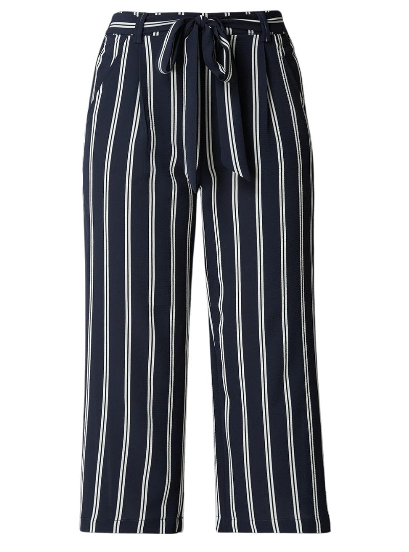 STRIPPED DETAILED TROUSER