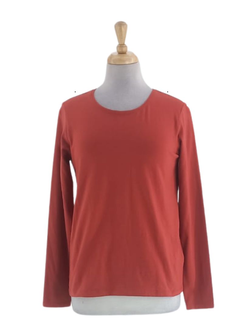 ROUND NECK LONG SLEEVE TOP