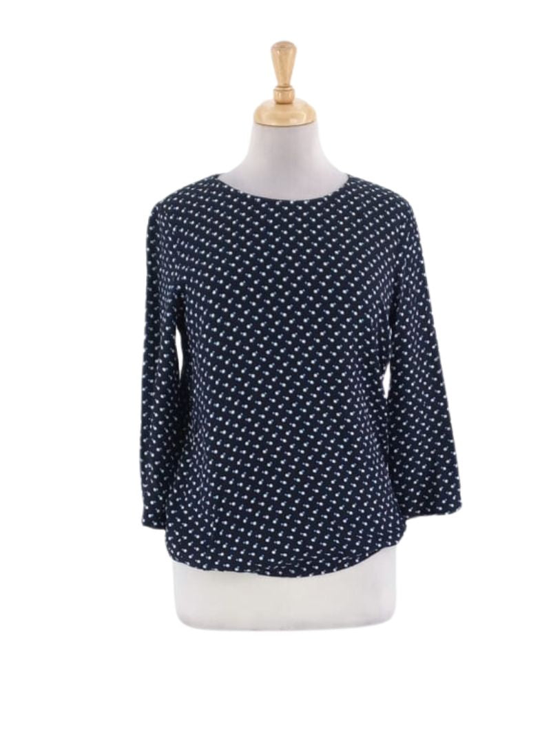 POLKA DOT DETAILED BLOUSE