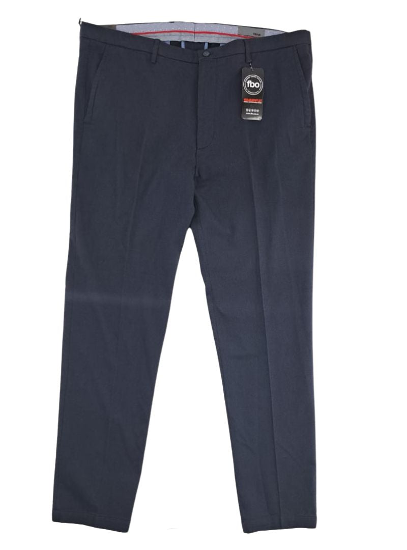 PATTERNED TEXTURED FORMAL TROUSER