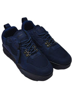 Urbanart Mens Play 1 Faux Nubuck Mesh Sneaker - Navy