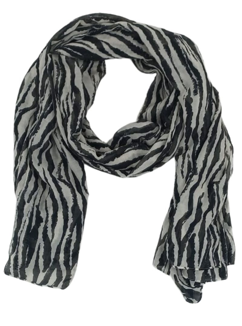 STRIPED DETAILED SCARF