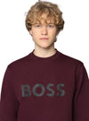 Boss Mens Sweatshirt - Plum