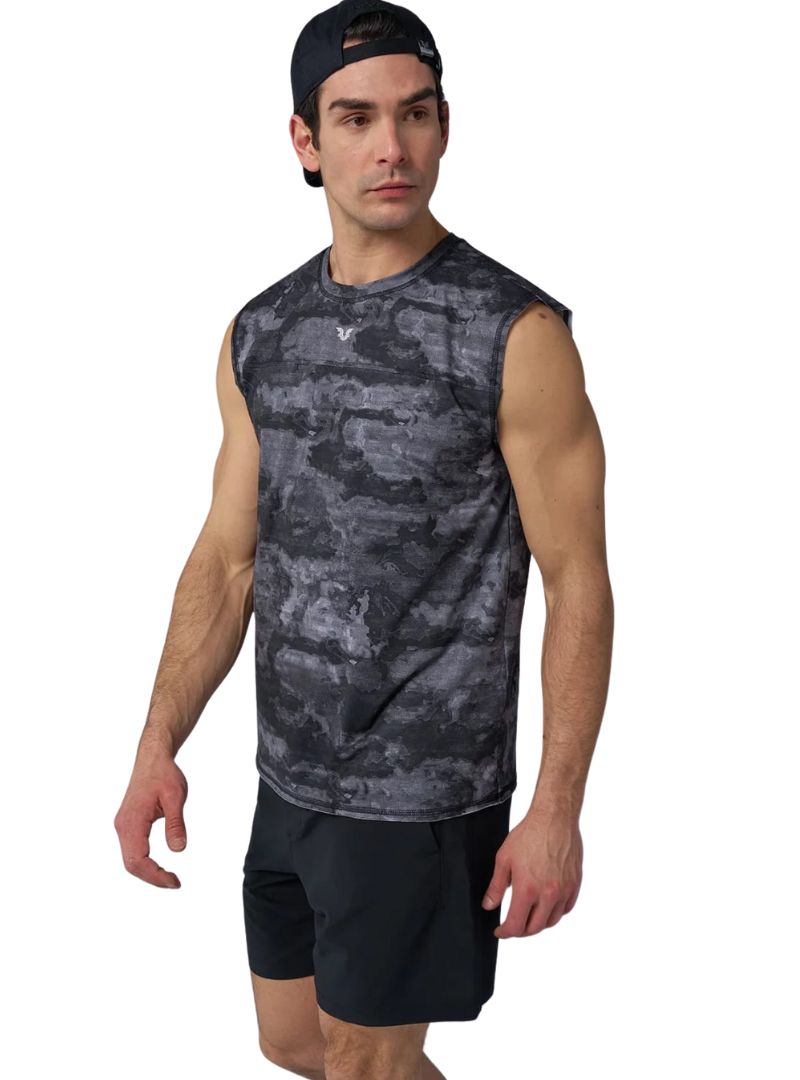 Detailed Logo Sleeveless Vest