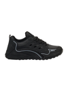 Urbanart Mens Archive 1 Faux Nubuck Sneaker - Black