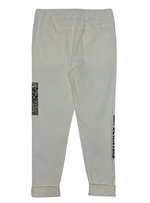 Made In Italy Ladies Eva Pants - Cream/White