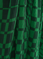 Reserved Ladies Check Pleated Dress - Green