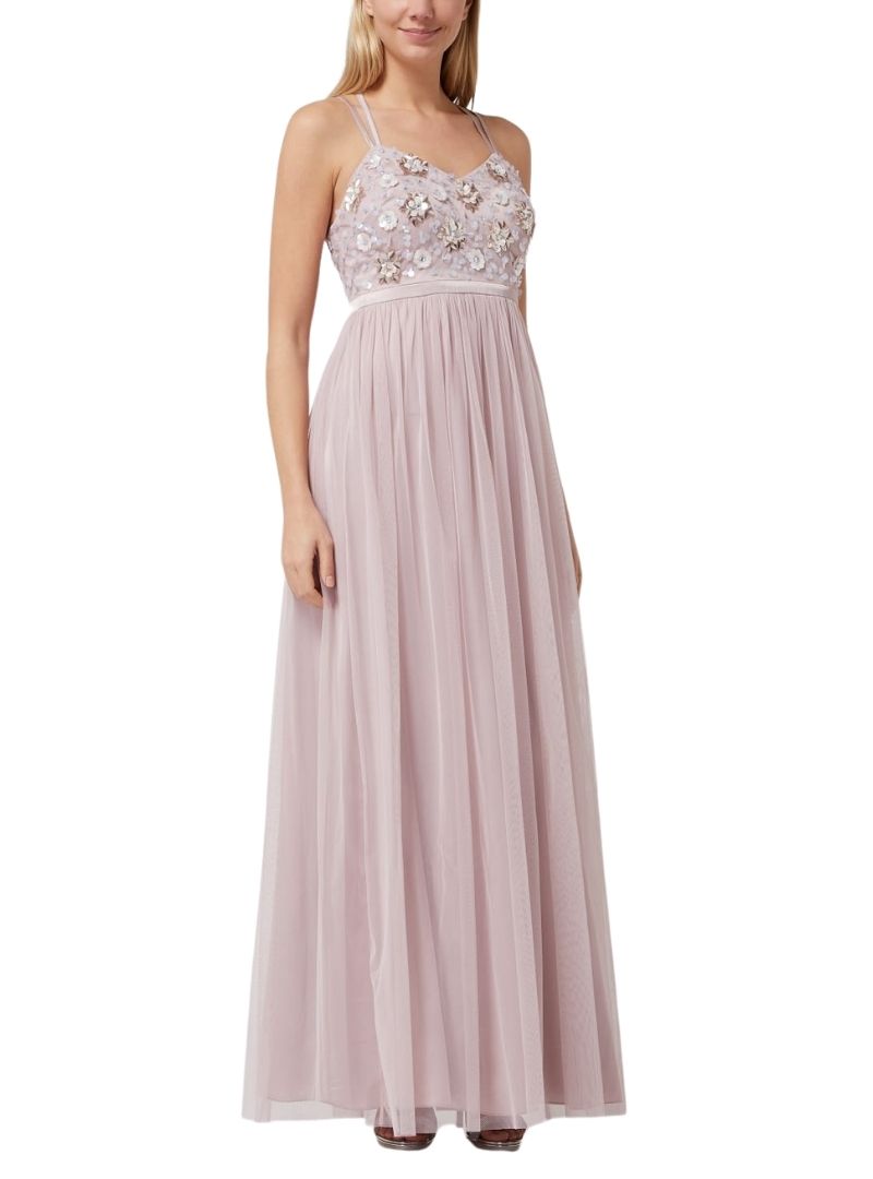 EMBELLISHED TOP MAXI CAMI DRESS