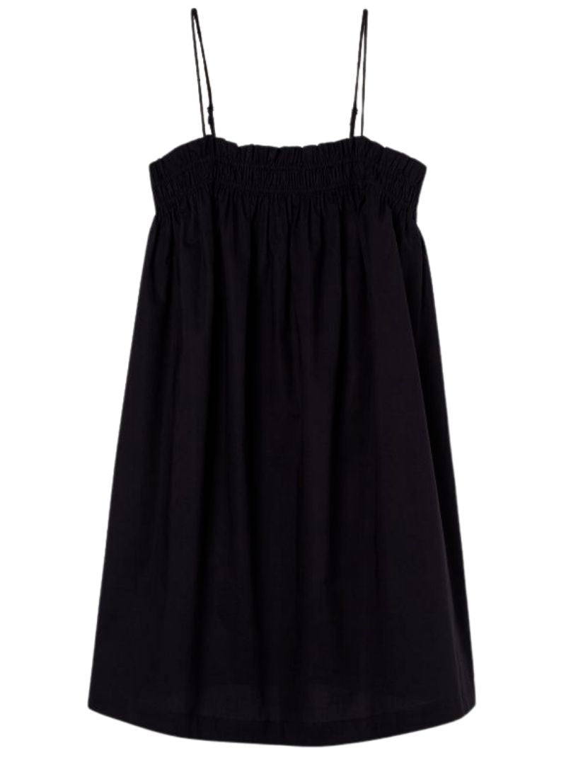 STRAPPY SMOCK DETAIL DRESS