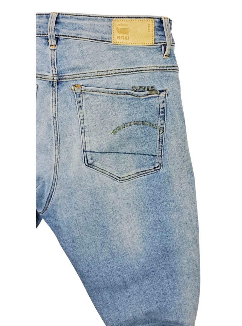 G Star Raw Jean Ladies High Skinny Jean - Blue