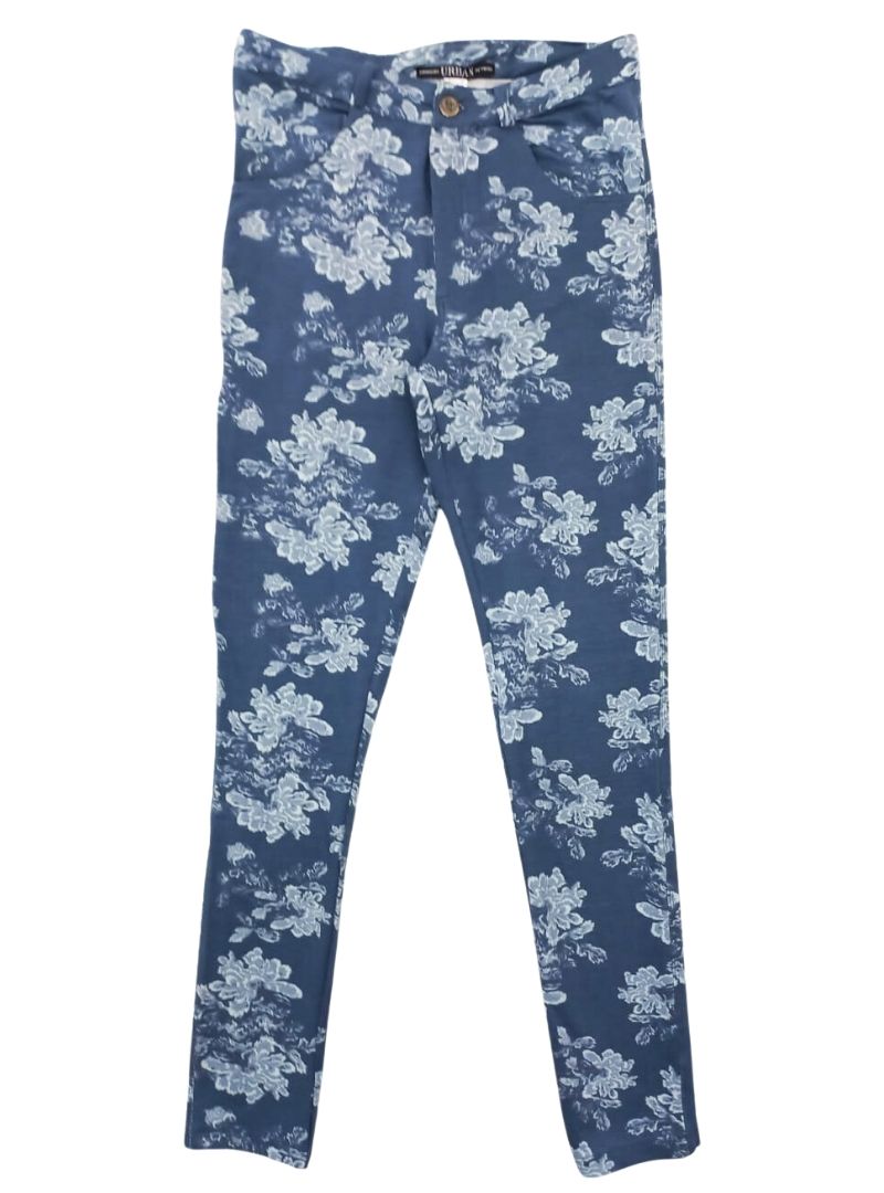 FLORAL SKINNY FIT PANT