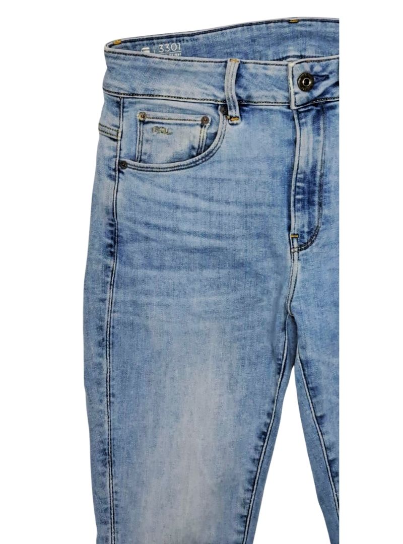 G Star Raw Jean Ladies High Skinny Jean - Blue