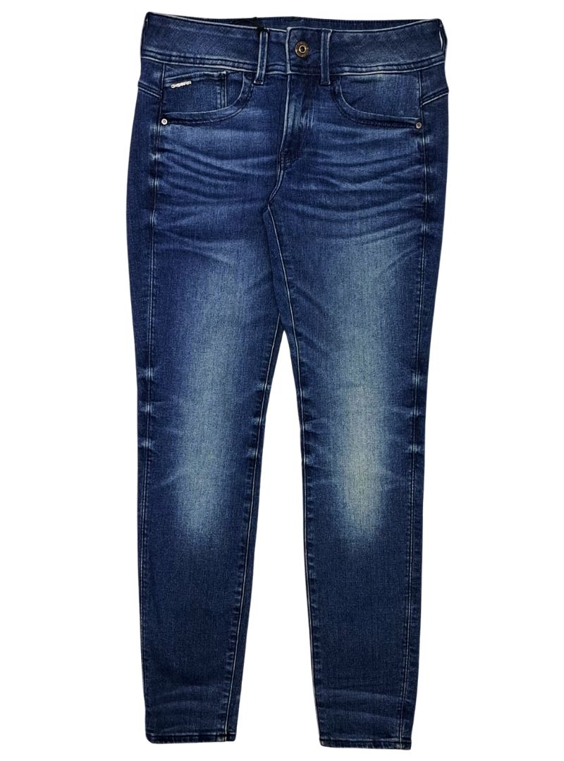 G Star Raw Jean Ladies Lynn Skinny Jean - Navy