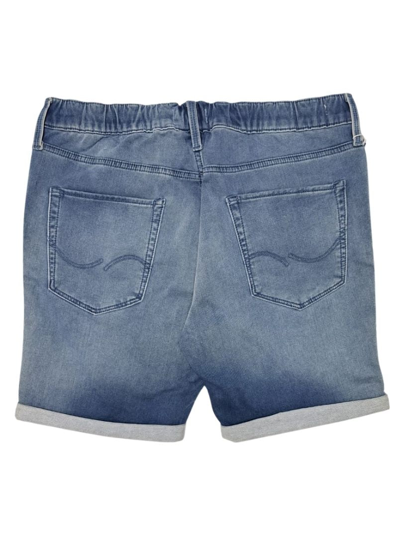 Jack & Jones Mens Jjrick Denim Shorts - Blue