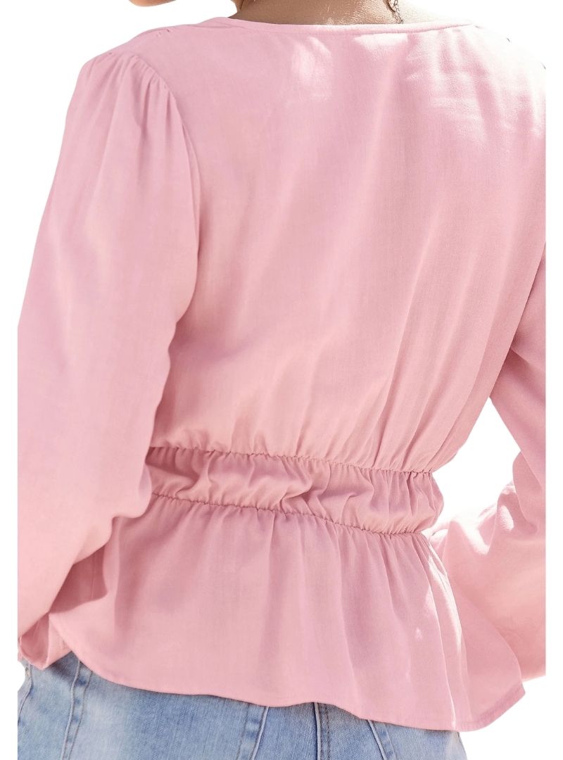 Lascana Ladies Long Sleeve Blouse - Pink