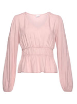 Lascana Ladies Long Sleeve Blouse - Pink