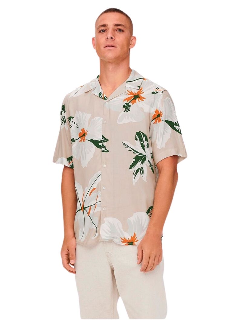 TROPICAL PRINT SHIRT