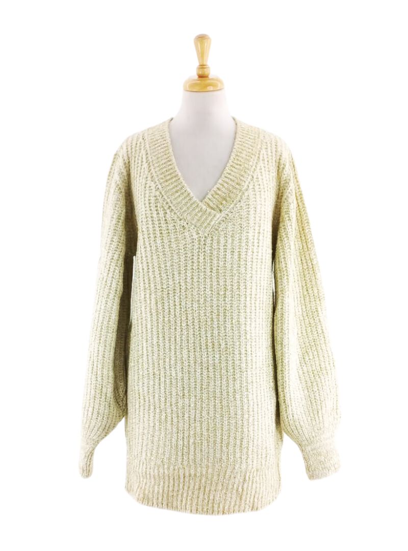 V NECK KNITTED SWEATER