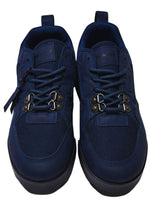 Urbanart Mens Play 1 Faux Nubuck Mesh Sneaker - Navy