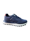 Urbanart Mens Ray 1 Nylon / Faux Suede Sneaker - Navy