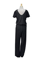 Ada Gatti Ladies Glitter Sleeveless Jumpsuit - Black