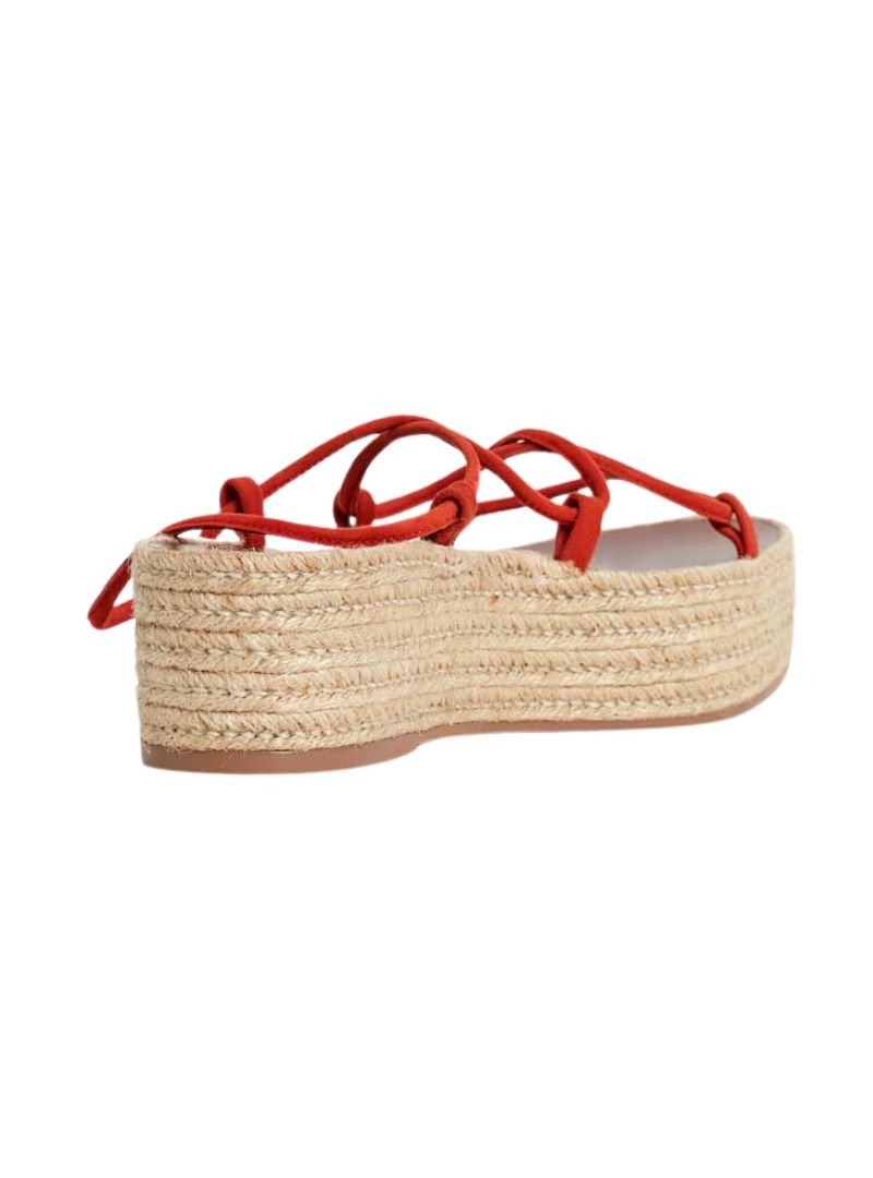 ESPADRILLE PLATFORM SANDALS