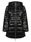 COMBO HOODED PUFFER JACKET