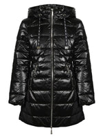 COMBO HOODED PUFFER JACKET