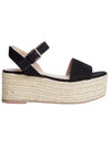 SUEDE FEEL PLATFORM ESPADRILLE