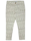 Lascana Ladies Detailed Pants - Green/Beige