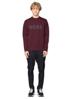 Boss Mens Sweatshirt - Plum