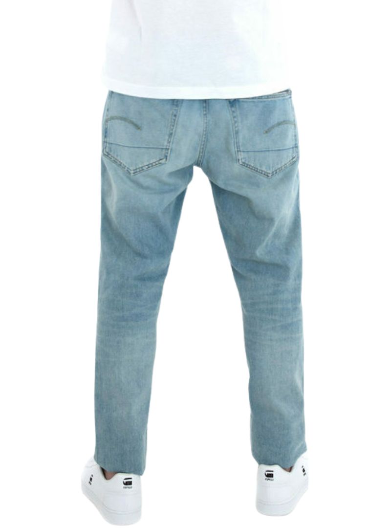 STRAIGHT TAPERED DENIM JEANS